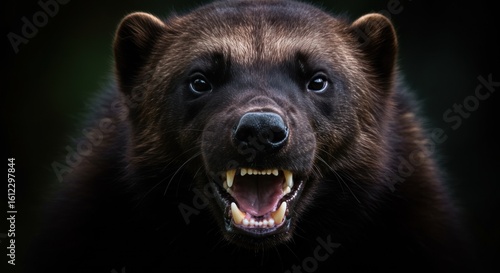 Close-up of a wolverine