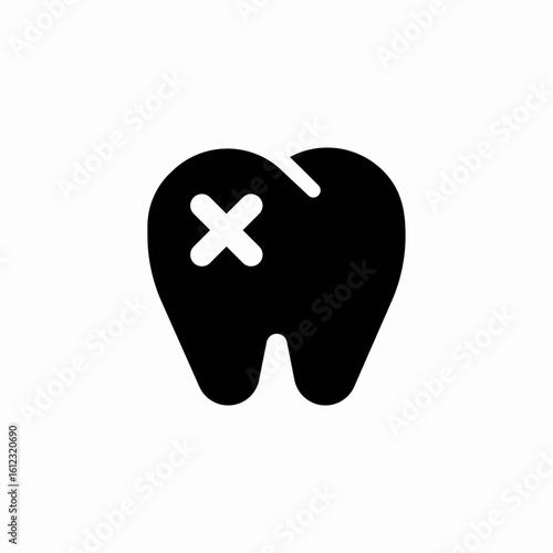 dental product removal icon sign vector