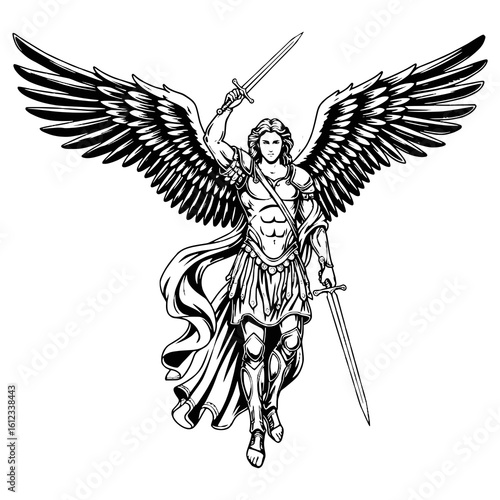 Arc Angel Michael Vector Style