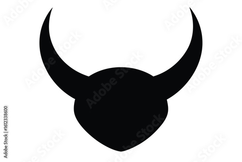 devil horns vector icon illustration