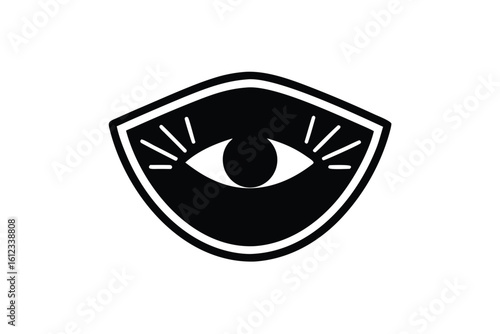 eye patch vector icon illustration