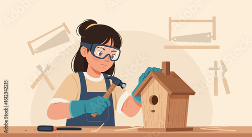 Crafting Birdhouses Woodworking Project For Sustainable Wildlife Habitats