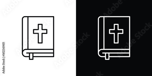 Bible icon. linear style sign for mobile concept and web design.