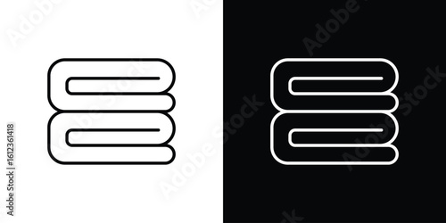 blanket icon. linear style sign for mobile concept and web design.