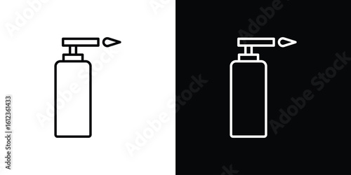 Blowtorch icon. linear style sign for mobile concept and web design.