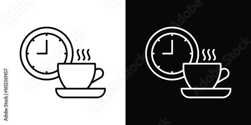 Break icon. linear style sign for mobile concept and web design.