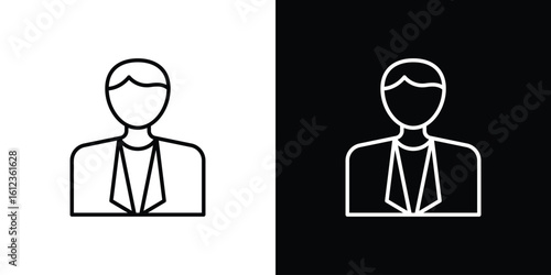 Cashier icon. linear style sign for mobile concept and web design.