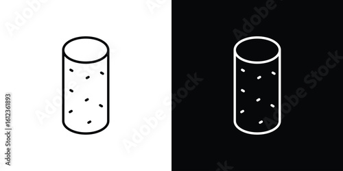 Cork wine icon. linear style sign for mobile concept and web design.