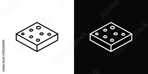 Halva icon. linear style sign for mobile concept and web design.