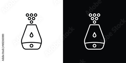 Humidifier icon. linear style sign for mobile concept and web design.