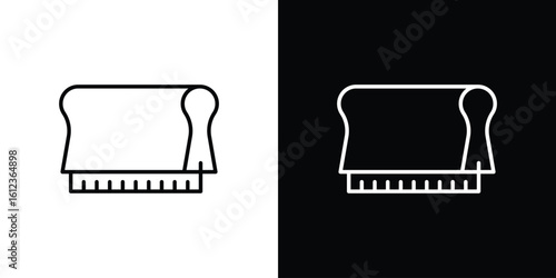 Print screen icon. linear style sign for mobile concept and web design.