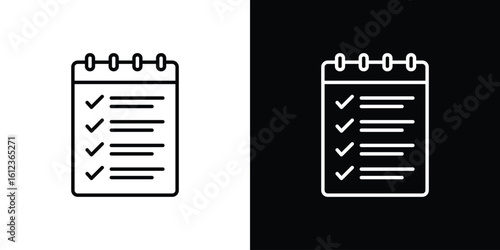 Reservation icon. linear style sign for mobile concept and web design.