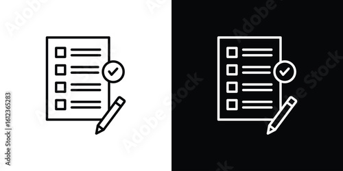 Requirements icon. linear style sign for mobile concept and web design.
