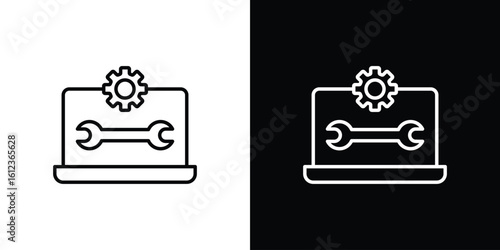 Software Engineering icon. linear style sign for mobile concept and web design.
