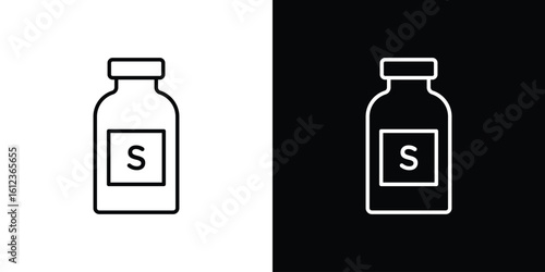 Solvent icon. linear style sign for mobile concept and web design.