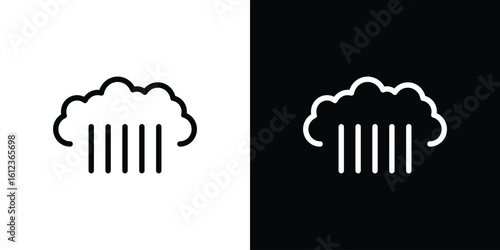 Steam icon. linear style sign for mobile concept and web design.