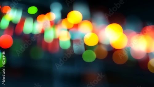 Abstract Colorful Lightscape: Dynamic Data Visualization