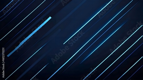 Dark Blue Background with Geometric Lines.