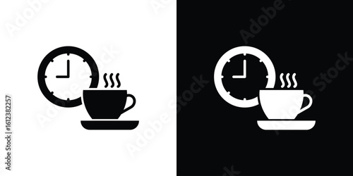 Break icon elements vector illustration. flat style sign vector.