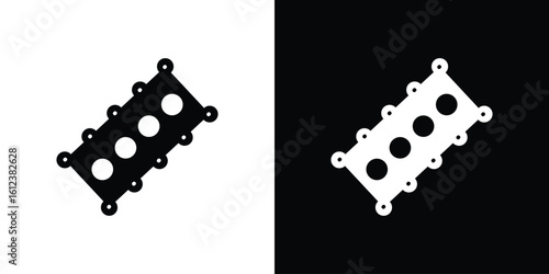 Car gasket icon elements vector illustration. flat style sign vector.