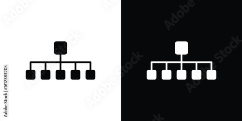 classification icon elements vector illustration. flat style sign vector.