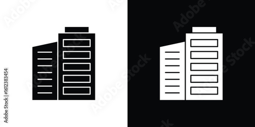 Company icon elements vector illustration. flat style sign vector.