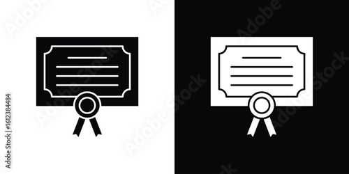 Diploma icon elements vector illustration. flat style sign vector.