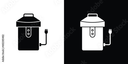 Garbage disposal icon elements vector illustration. flat style sign vector.