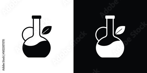 Massage oil icon elements vector illustration. flat style sign vector.