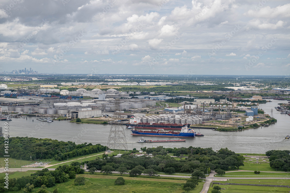 Fototapeta premium view of houston, texas