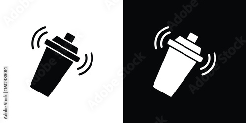 Shaker icon elements vector illustration. flat style sign vector.