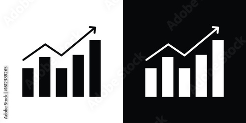 Stagflation icon elements vector illustration. flat style sign vector.