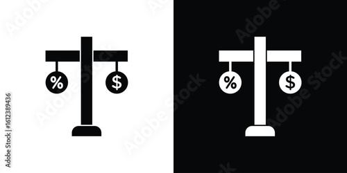 Taxes icon elements vector illustration. flat style sign vector.