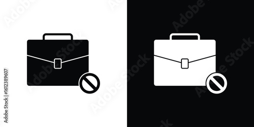 Unemployment icon elements vector illustration. flat style sign vector.