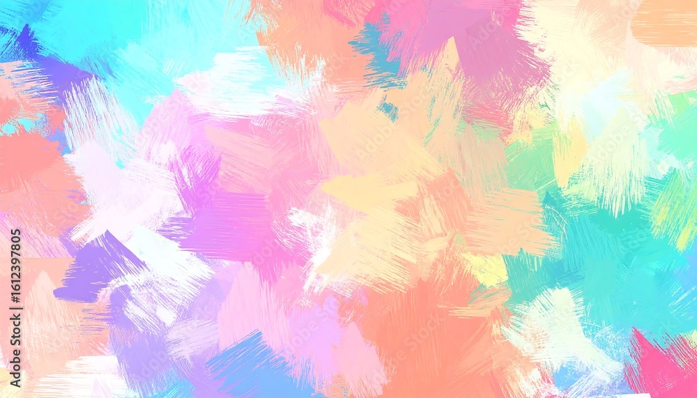 Obraz premium Abstract colorful brushstrokes