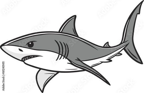 marine wildlife minimalist design transparent