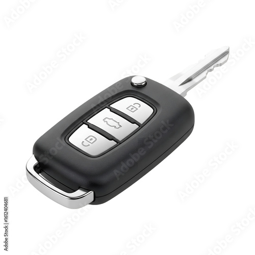 car key isolated on white background Cut out the background