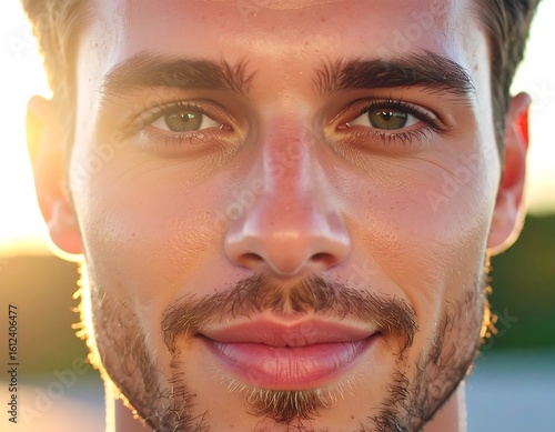 Close-up of a man's face