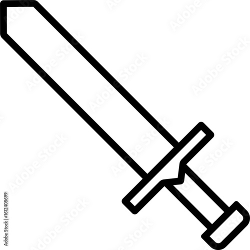 Sword Icon Vector Illustration