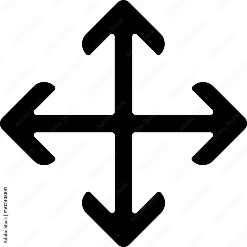 Obraz premium Move Arrows Symbol Design
