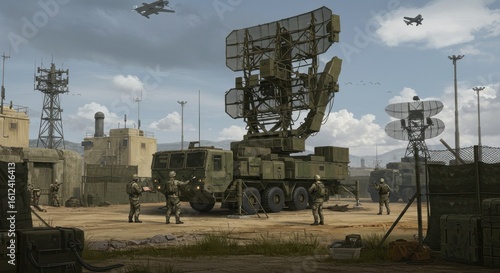 Military radar base