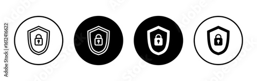 Security icon symbol for apps and websites. protection icon. privacy. vpn