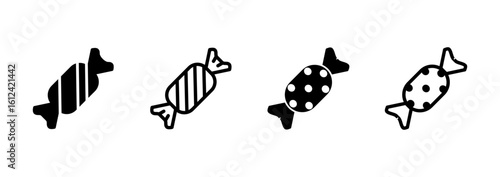 Candy icon logo design. candy sign and symbol.