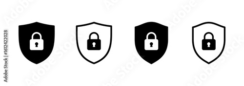 Security icon logo design. protection icon. privacy. vpn