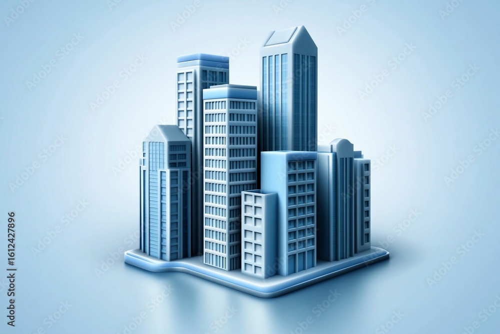 Fototapeta premium skyscrapers in the city