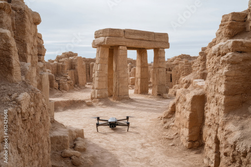 in remote corner of universe drones embark on thrilling expedition exploring remnants of ancient civilization