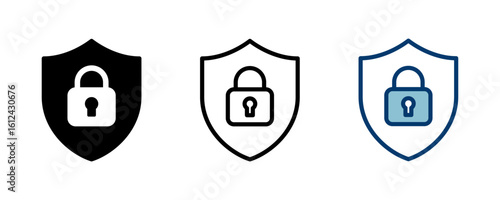 Security icon vector isolated on white background. protection icon. privacy. vpn