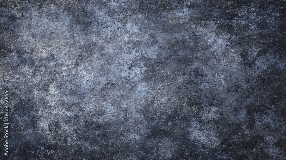 Fototapeta premium Dark rough concrete wall texture, showcasing a grunge aesthetic with even lighting. 