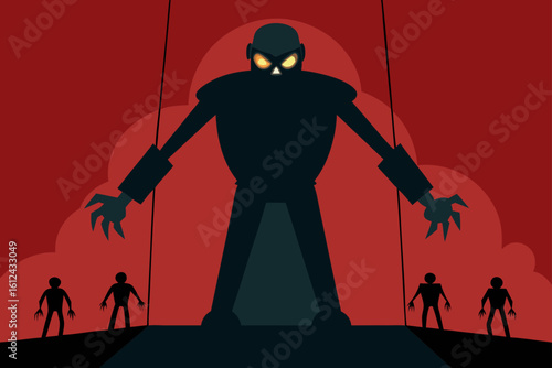 shadow figure zombie puppets