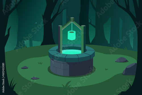 glowing forest well reviving dead